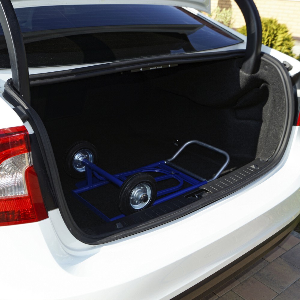 Тележка грузовая с дополнительной полкой и выдвижной ручкой КГ 70 П Тележка грузовая с дополнительной полкой и выдвижной ручкой КГ 70 П