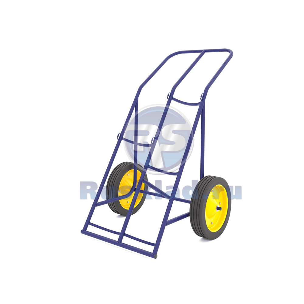 Тележка для перевозки двух баллонов с фиксацией ремнем КП 2.1 Тележка для перевозки двух баллонов с фиксацией ремнем КП 2.1